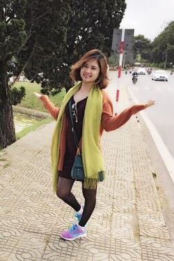 Huyen Trang on the road